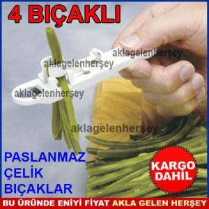 TAZE FASULYE DİLİMLEME PRATİK AYIKLAMA BIÇAĞI
