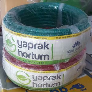 DOLAŞMAYAN PATLAMAYAN ÖRGÜLÜ YAPRAK H-4 ÖRGÜLÜ SİLİKON BAHÇE SULAMA HORTUMU