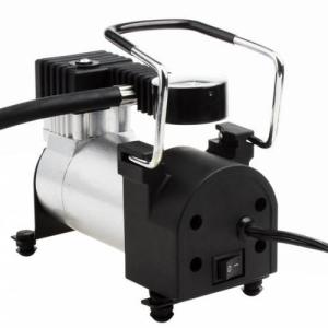 PİRANHA Metal Gövde 12 V Araç Mini 120W Hava Göstergeli Kompresör Araç Lastiği, Çocuk Havuzu, Yatak