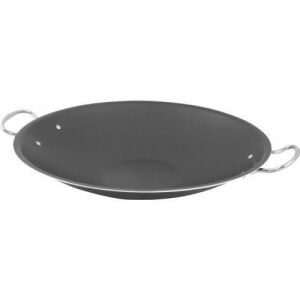 İçi dışı 3 Kat Teflon Kaplama 45cm Alüminyum Kavurma Bazlama Sacı Yapışmaz saplı Saç Kavurma Tavası
