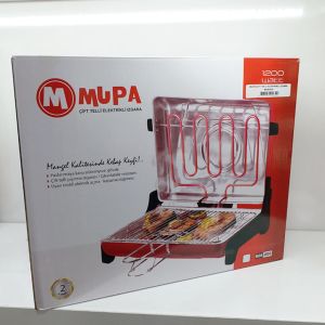 Mupa 3050 Çiftli Grill Telli 1200 Watt Üstten Pişiren Barbekü Büyük Boy Elektrikli Izgara
