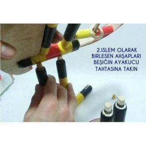 11 PARÇA PUZZLE BİREBİR ORJİNAL NOSTALJİK TAHTA BEŞİK