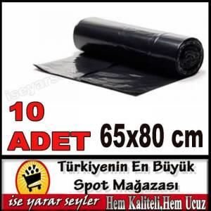 10 Adet Büyük Boy Su Sızdırmaz Çöp Poşeti