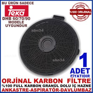 TEKA ANKASTRE DAVLUMBAZ FİLTRESİ Teka DHB 60/70/90 Model Davlumbaz için Granül Karbonlu Filtre-1015