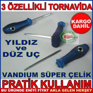 EN GÜÇLÜ ÇOK SAĞLAM YILDIZ DÜZ TORNAVİDA SET -2