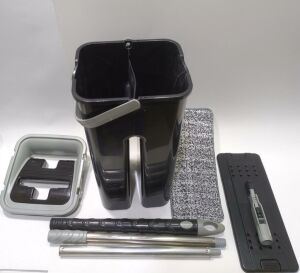 Pratik Mikrofiber Tablet Mop 2 Paspaslı Smart Mob Sihirli Temizlik Seti Yeni Nesil Microfiber Mob