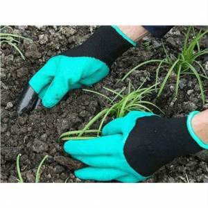 Pençeli Bahçe Karma Eldiveni Garden Genie Gloves Bahçe Bitki Toprak Çıkartma Karma Eldiveni