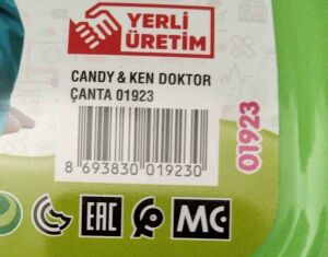 Dede Oyuncak Candy Ken 10 Parça Doktor Çantası Birçok Aksesuarı İle Birlikte