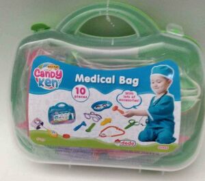 Dede Oyuncak Candy Ken 10 Parça Doktor Çantası Birçok Aksesuarı İle Birlikte