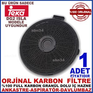 TEKA ANKASTRE DAVLUMBAZ FİLTRESİ Teka DG2 ISLA Model Davlumbaz için Granül Karbonlu Filtre-1015