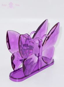 Akrilik Yapım, Kristal Kelebek Model  Peçetelik  16 cm. x 12 cm.