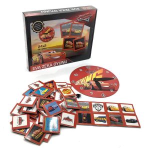 48 Parça Cars Eva Zeka Hafıza Oyunu Saatleri Öğreniyorum Oyunuyla Birlikte