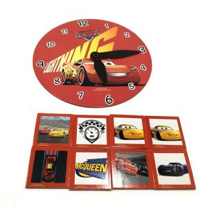 48 Parça Cars Eva Zeka Hafıza Oyunu Saatleri Öğreniyorum Oyunuyla Birlikte