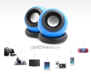 Mini Digital Speaker D-008 1+1 Bilgisayar Ve Harici Usb Stereo Hoparlör 