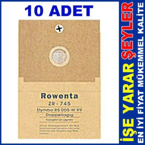 ROWENTA 011 S MODEL 10 ADET SÜPÜRGE TOZ TORBASI
