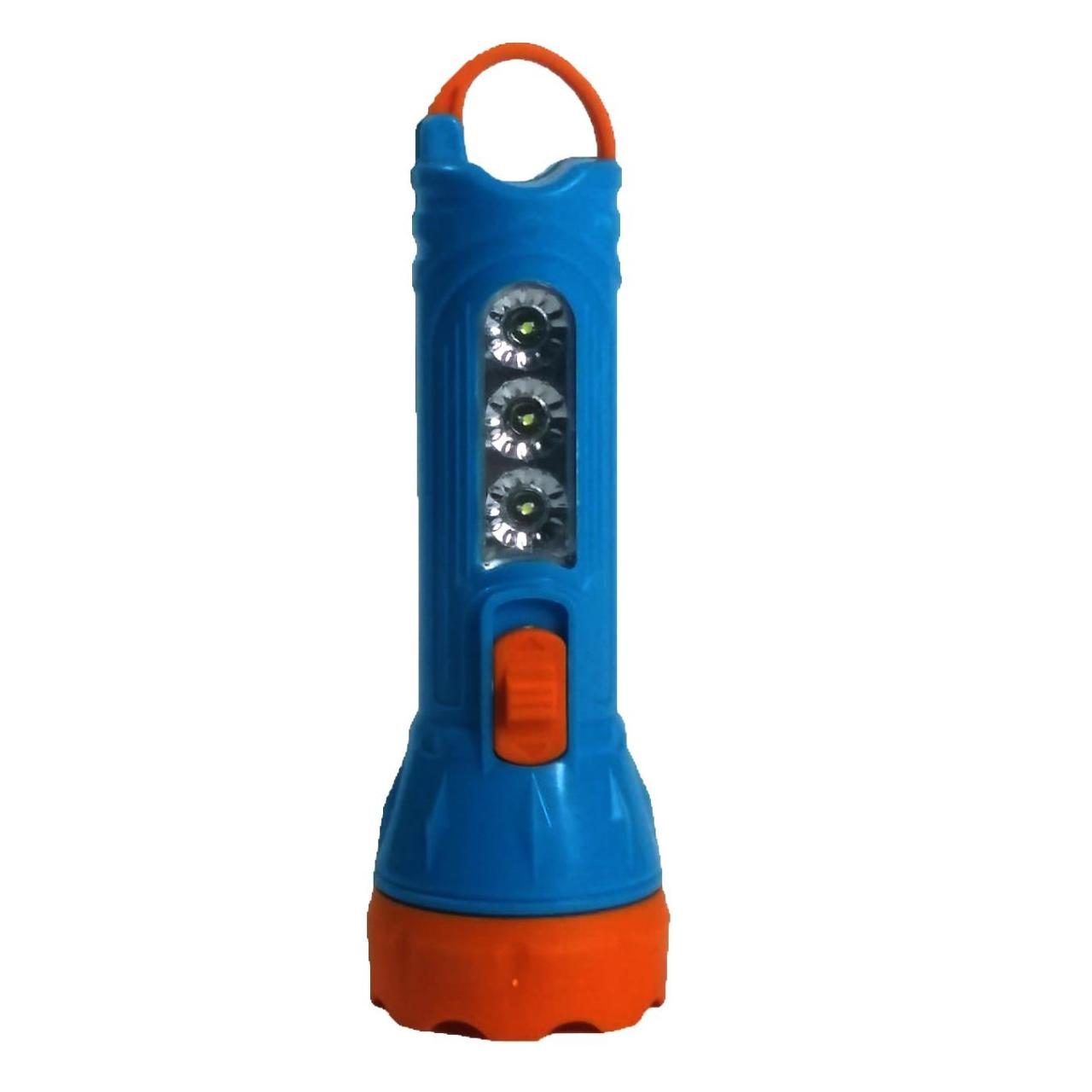 Rechargeable CF-1164 Pilli Led El Feneri 1+3 Ledli Çok Amaçlı El Fener