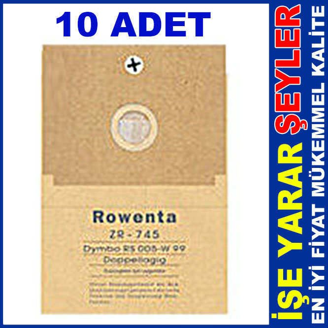 ROWENTA 008 S MODEL 10 ADET SÜPÜRGE TOZ TORBASI