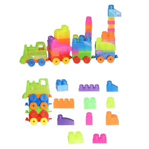 3028 Play Blox Neon Blok Yapı Oyuncakları 266 Parça ,Saklama Çantalı ,1 Yaş ve Üzeri
