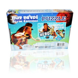 70 Parça Buz Devri Puzzle Çocuklarda Zeka Gelişimine yardımcı Orjinal Lisanslı Çocuk Puzzle