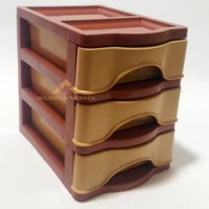 3 Katlı Çekmeceli Enfiye Kutusu,ÇOK Amaçlı 3 Çekmeceli Mini Komidin 14x20x20cm yeni