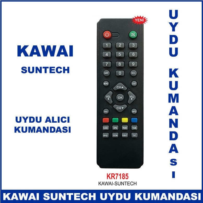 Kawai Suntech Uydu Alıcı Kumandası KR7185 - Uydu Cihazı Kumandası