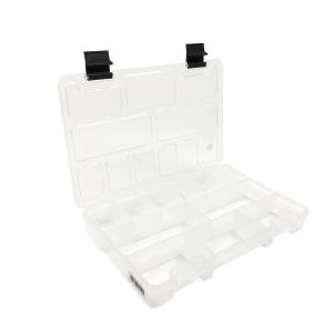  9'' Çok Amaçlı 11 Bölmeli Organizerli Şeffaf Kutu 23x15x3 cm