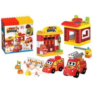 Ücretsiz Kargo DEDE EĞİTİCİ OYUNCAK İTFAİYE İSTASYONU LEGO SETİ
