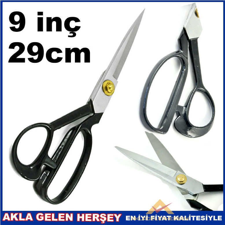 9 inç 29 cm PROFESYONEL TERZİ KONFEKSİYON MAKASI
