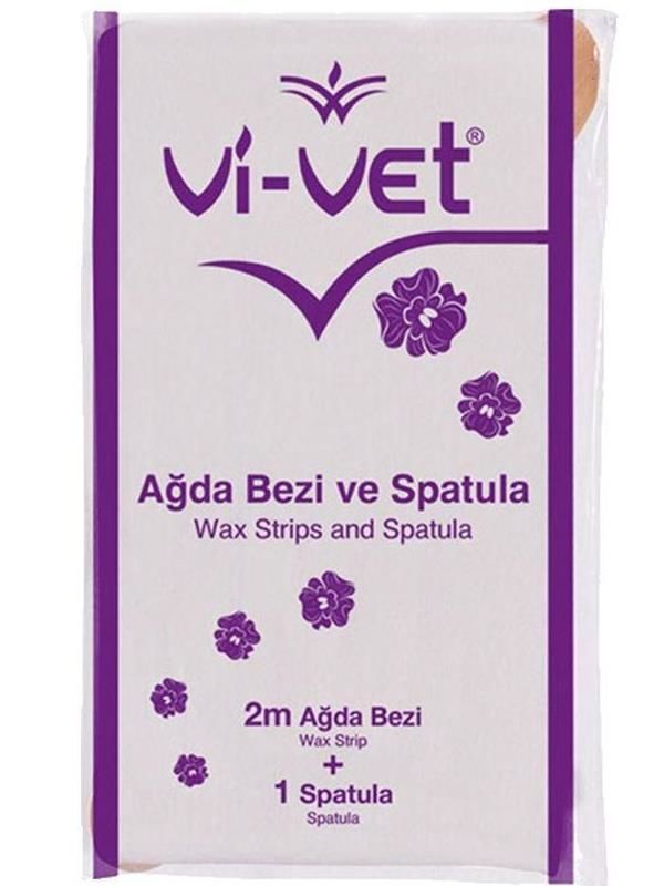 Yüksek Kalite Esnemez ve Yırtılmaz Ağda Bezi 2 mt + Spatula