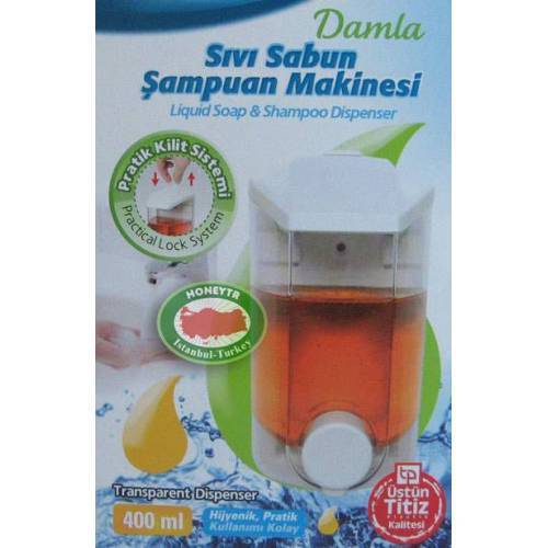 Damla Sıvı Sabun Ve Şampuan Makinesi 400 Ml