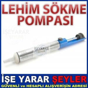 METAL GÖVDELİ LEHİM HAVYA SÖKME POMPASI SAĞLAM