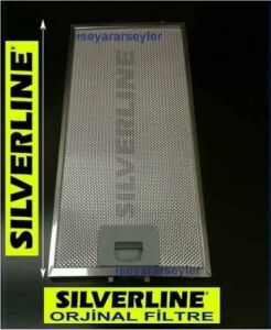 Silverline 1140 Model Ankastre Sürgülü Muftak Aspiratörü Filtresi Silverline Alüminyum Kartuş Filtre
