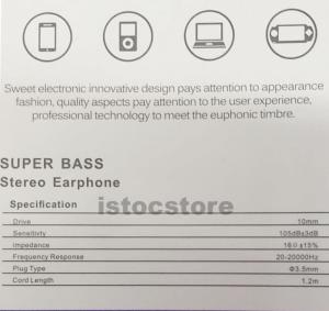 Süper Bass PG4243 Iphone tip Mikrofonlu Stereo Kulaklık 3.5mm Jak Telefon ve Bilgisayarlara Uyumlu