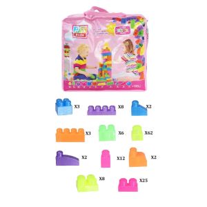 2991 Play Blox Neon Blok Yapı Oyuncakları 133 Parça ,Saklama Çantalı ,1 Yaş ve Üzeri