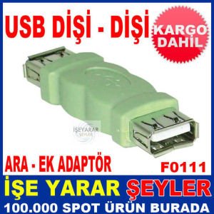 USB DİŞİ - USB DİŞİ ADAPTÖR BAĞLANTI UZATMASI KD