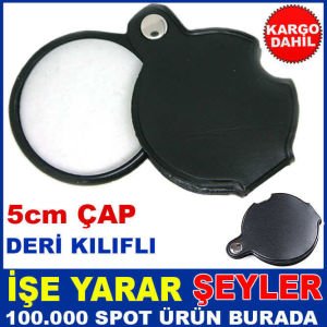 KATLANIR DERİKILIFLI 5cm ÇAP CEP TİPİ BÜYÜTEÇ KD-3