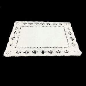 10 Adet Dantel Modeli Kağıt Dikdörtgen Tepsi Altlığı 26x37cm Kağıt Altlık Peçete