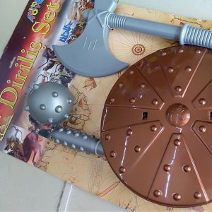 CAN OYUNCAK 208-A KART.KILIÇ KALKAN SETİ