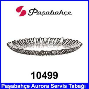 Paşabahçe 10499 Aurora Servis Tabağı Kaliteli Cam Ürün Şık Tasarm