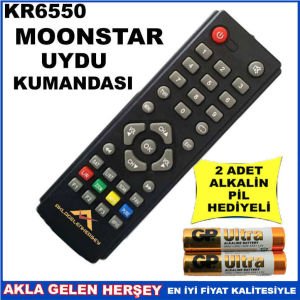 MOONSTAR UYDU CİHAZI Receiver KUMANDASI KR6550