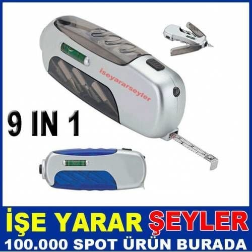 6LI TORNAVİDA,FENER,ŞERİT METRE,SU TERAZİSİ