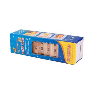 54 Parça Ahşap Numaralı Denge ve Beceri Oyunu (Jenga) Wiss Toy