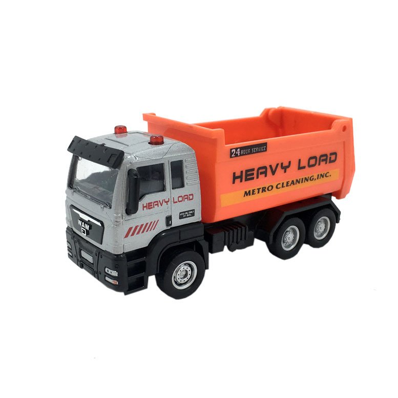Metal Kabinli Die-Cast Çek Bırak 12cm Damperli Kamyon Seri Koleksiyon Oyuncak Model Kamyon