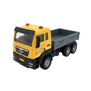 Metal Kabinli Die-Cast Çek Bırak 12cm Damperli Kamyon Seri Koleksiyon Oyuncak Model Kamyon