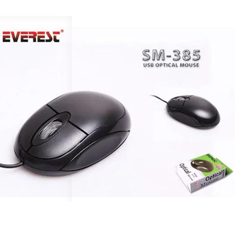 Everest Kablolu Optik Mouse 800 dpi Çözünürlük Garantili Sm-385