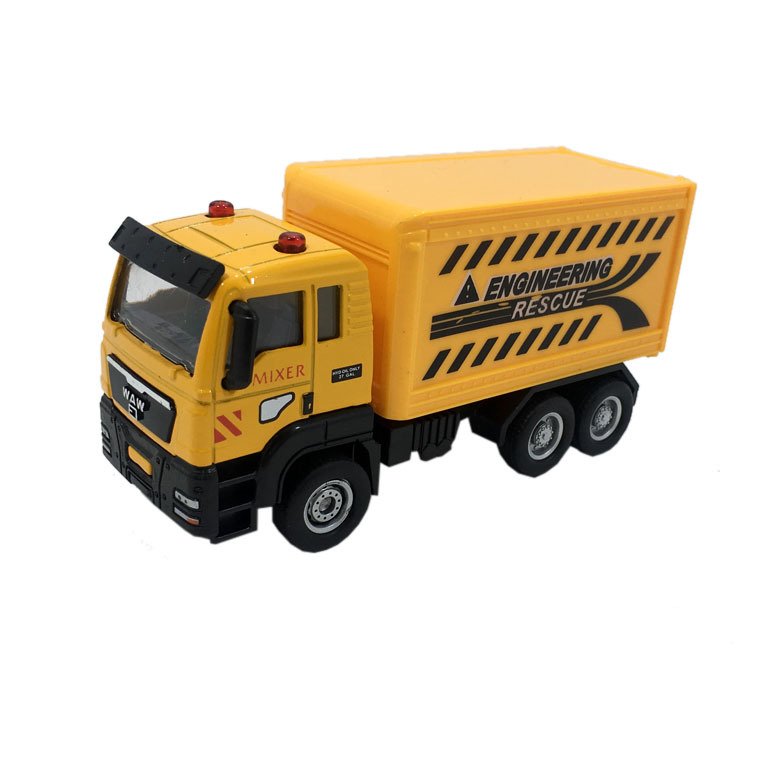 Metal Kabinli Die-Cast Çek Bırak 12cm Kapalı Kasa Kamyon Oyuncak Seri Koleksiyon Oyuncak Model