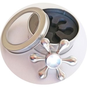 6 Kanatlı Metal Stres Çarkı Orjinal Metal Fidget Hand Spinner