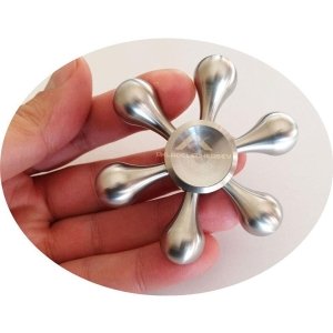 6 Kanatlı Metal Stres Çarkı Orjinal Metal Fidget Hand Spinner
