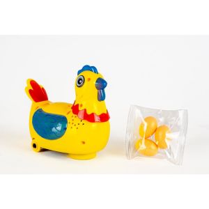 HenLay Egg Yumurtlayan Tavuk Sesli Haraketli Işıklı Oyuncak Tavuk