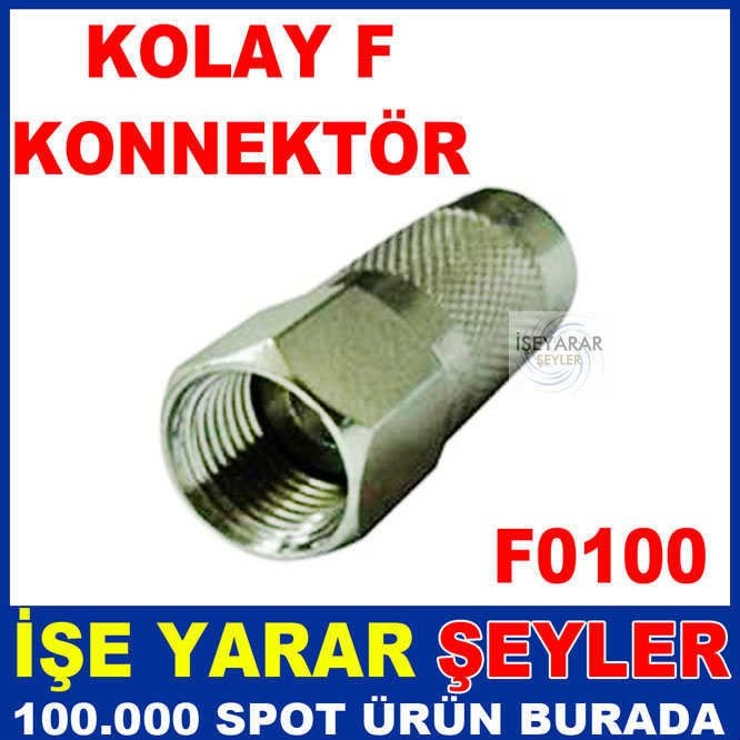 EN KOLAY UYDU ANTEN KABLOSU MONTAJI F KONNEKTÖRÜ